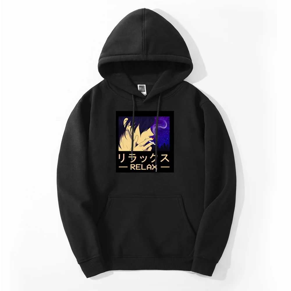 Anime Boy Relax Smoke Harajuku Spring Male Harajuku Warm Hoodie Sweatshirts Oversized Print Top Hip Hop Streetwear
Anime Boy Relax Smoke Harajuku Spring Male Harajuku Warm Hoodie Sweatshirts Oversized Print Top Hip Hop Streetwear