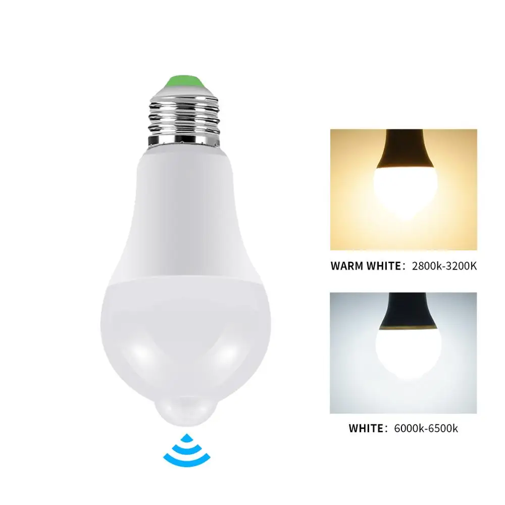 Motion Sensor Light PIR LED Night Light Movement Detection Sensor Lights Home Light Sensor 220V lamps E27 Bulb 110V
Motion Sensor Light PIR LED Night Light Movement Detection Sensor Lights Home Light Sensor 220V lamps E27 Bulb 110V