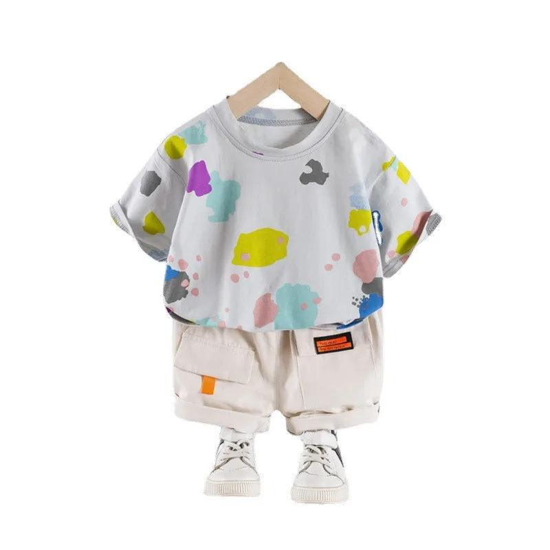 New Summer Baby Girl Clothes Children Boys Cotton Sport T-Shirt Shorts 2Pcs/sets Toddler Fashion Casual Costume Kids Tracksuits
New Summer Baby Girl Clothes Children Boys Cotton Sport T-Shirt Shorts 2Pcs/sets Toddler Fashion Casual Costume Kids Tracksuits