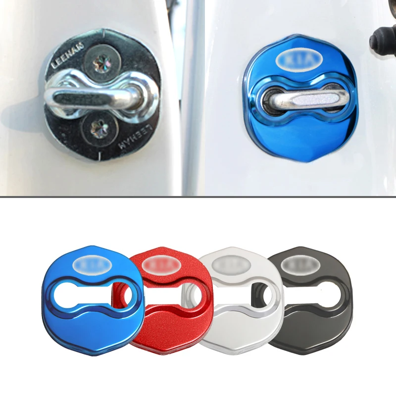 4Pcs Car Door Lock Cover Stainless Steel Rust Cover Interior Decoration Accessories For Kia K3S K5 K3 Forte sorento Car styling
4Pcs Car Door Lock Cover Stainless Steel Rust Cover Interior Decoration Accessories For Kia K3S K5 K3 Forte sorento Car styling
