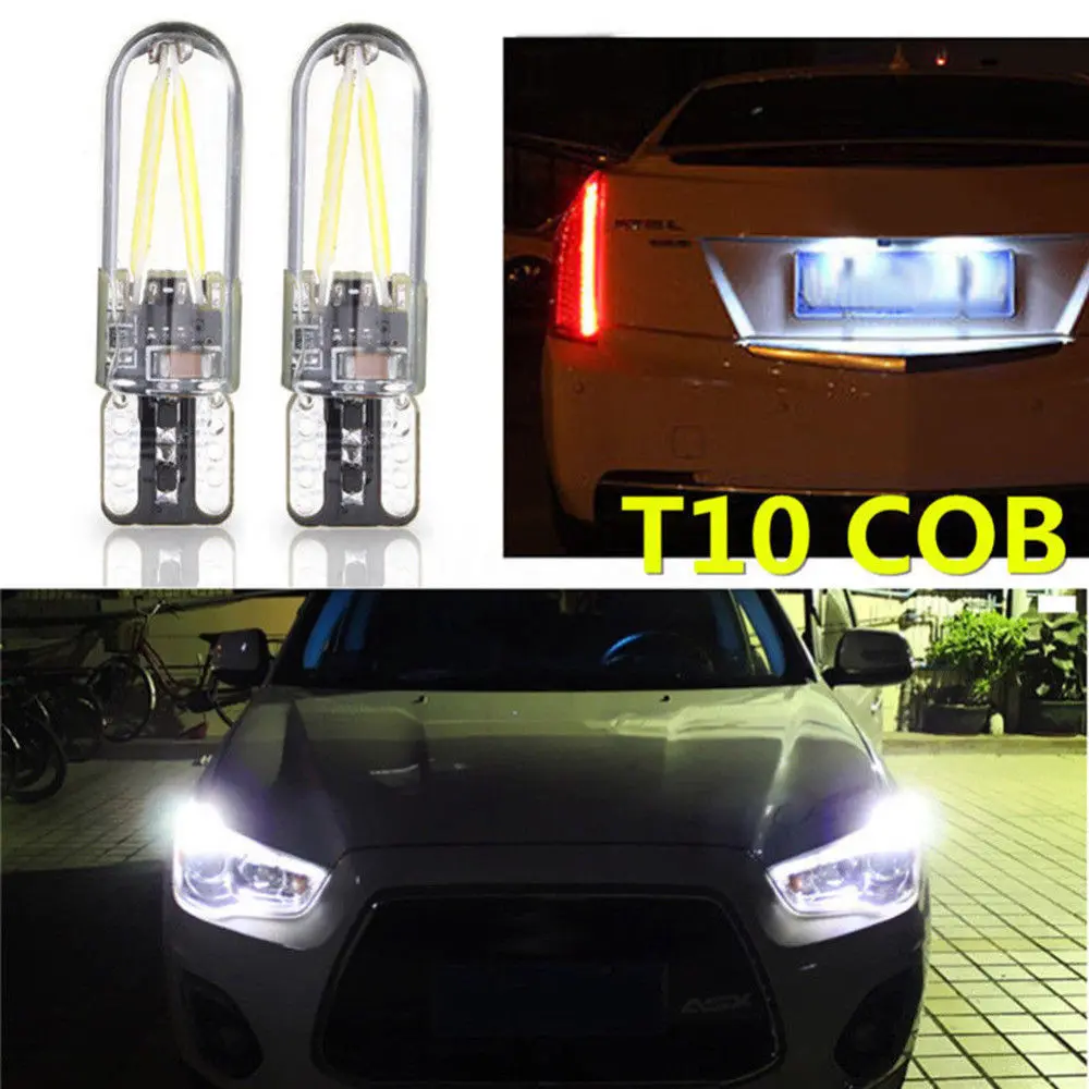 T10 194 168 W5W COB LED Silica Bright Glass License Light Bulbs LED Car White 6000K Wedge License Plate Lamp Dome Light
T10 194 168 W5W COB LED Silica Bright Glass License Light Bulbs LED Car White 6000K Wedge License Plate Lamp Dome Light