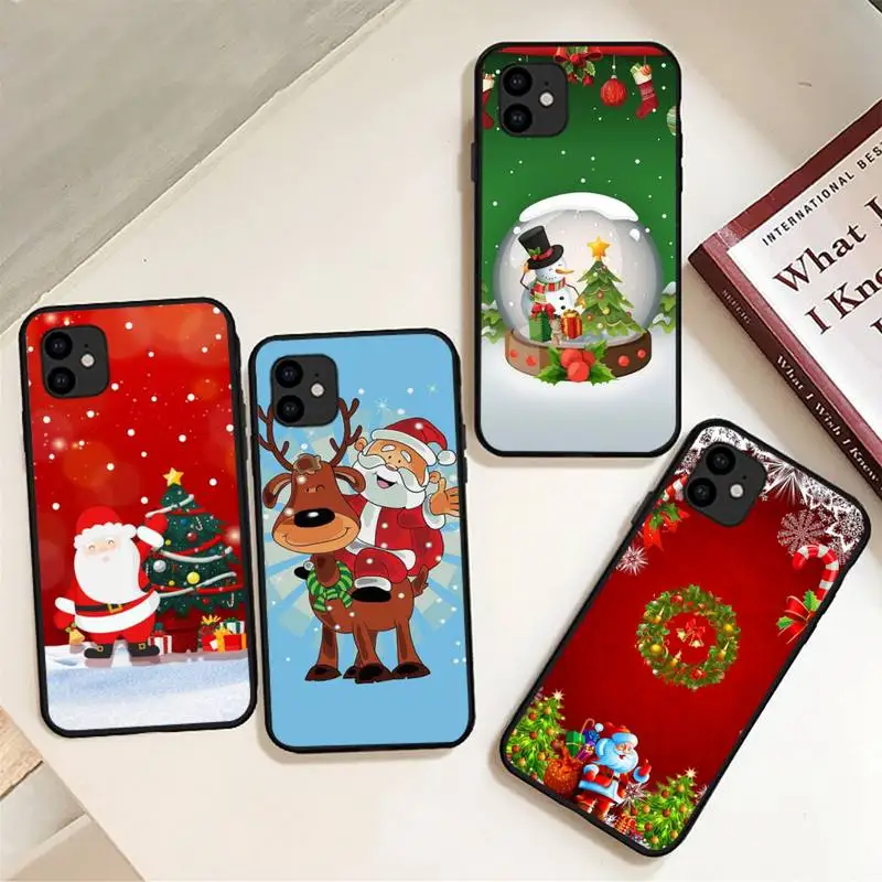 Cartoon Merry Christmas Phone Case for iphone 12 Mini SE 2020 5 5S 6 6S Plus 7 8 Plus X XR XS 11 Pro Max Fundas Coque cover
Cartoon Merry Christmas Phone Case for iphone 12 Mini SE 2020 5 5S 6 6S Plus 7 8 Plus X XR XS 11 Pro Max Fundas Coque cover