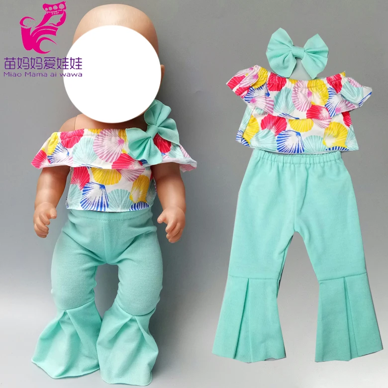 40cm Baby Doll dress clothes 18 inch 45cm og girl dolls clothes One shoulder flared pants
40cm Baby Doll dress clothes 18 inch 45cm og girl dolls clothes One shoulder flared pants