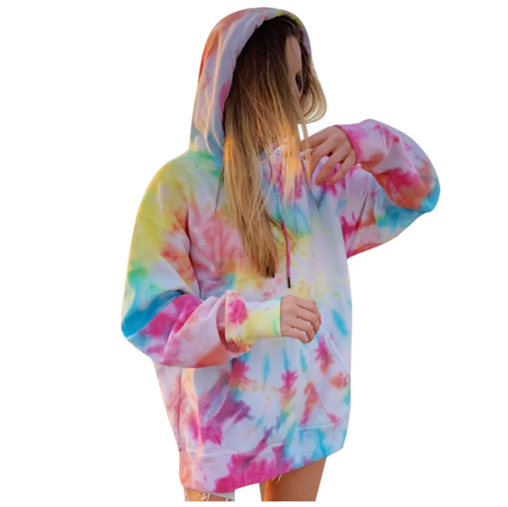 Rainbow Hoodies Women Sweatshirt Oversize Tie Dye Hoodie Streetwear Pullover Spring Autumn Casual Women Sweatshirts Hoddies Tops
Rainbow Hoodies Women Sweatshirt Oversize Tie Dye Hoodie Streetwear Pullover Spring Autumn Casual Women Sweatshirts Hoddies Tops