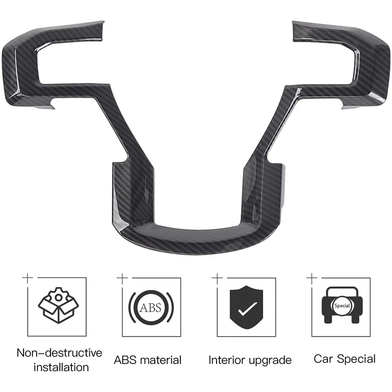 for Ford F150 F-150 2015-2020 Car Carbon Fiber Steering Wheel Cover Inner Door Handle Cover Trim Accessories
for Ford F150 F-150 2015-2020 Car Carbon Fiber Steering Wheel Cover Inner Door Handle Cover Trim Accessories