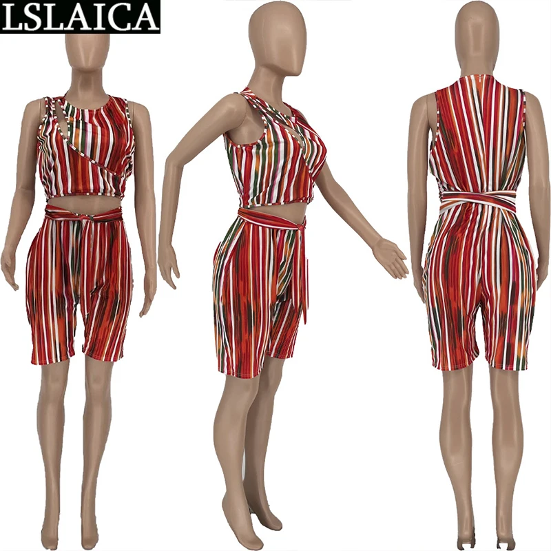 New Woman Clothes Outfits Hollow Out Striped Printed Lace-up Jumpsuit Women Plus Size XL-5XL Elegant Casual Fashion Clothes 2021
New Woman Clothes Outfits Hollow Out Striped Printed Lace-up Jumpsuit Women Plus Size XL-5XL Elegant Casual Fashion Clothes 2021