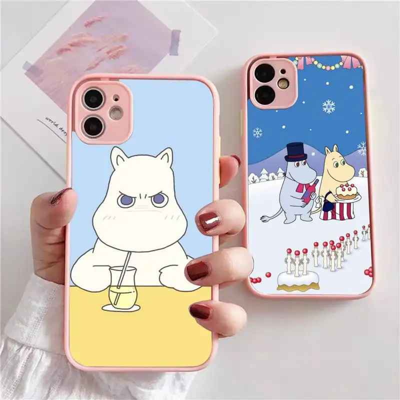 Moomintroll Cartoon Cute moomines Phone Case For iphone 13 12 11 xr xs x 7 8 pro max Light pink Soft TPU Silicone Clear Case
Moomintroll Cartoon Cute moomines Phone Case For iphone 13 12 11 xr xs x 7 8 pro max Light pink Soft TPU Silicone Clear Case