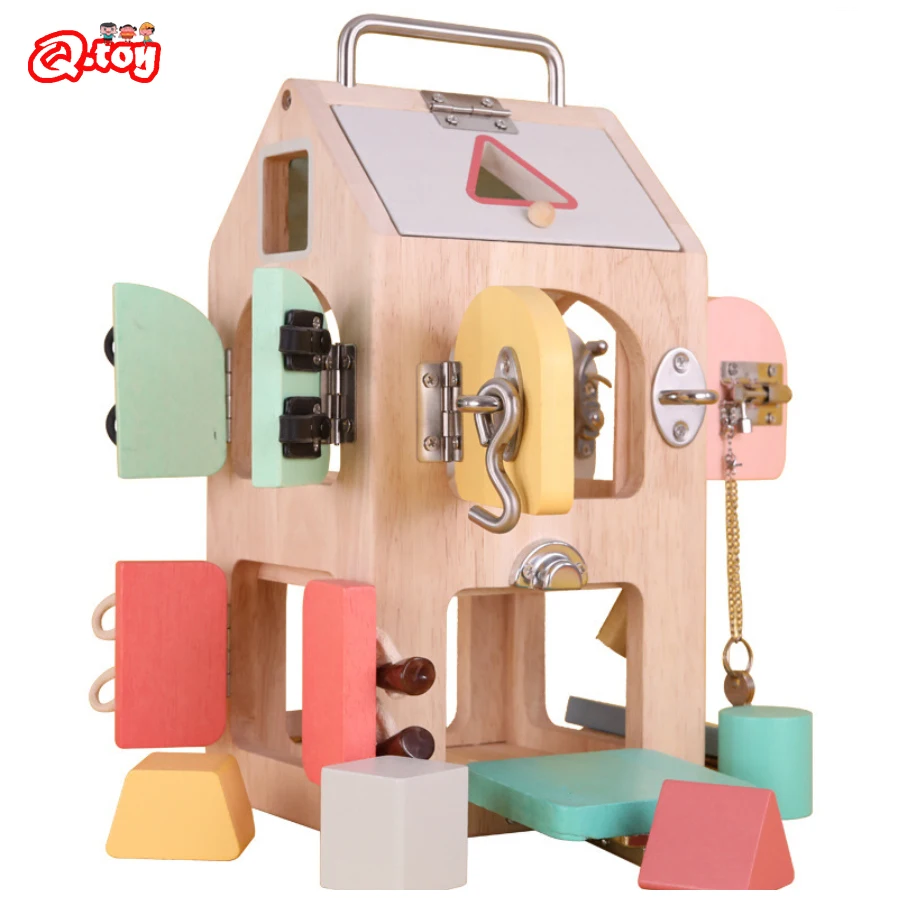 8 Locks Montessori Wooden Lock Box Toy Learning Education Toys Memory Board Game Puzzle Toy for Preschool Kids Early Development
8 Locks Montessori Wooden Lock Box Toy Learning Education Toys Memory Board Game Puzzle Toy for Preschool Kids Early Development