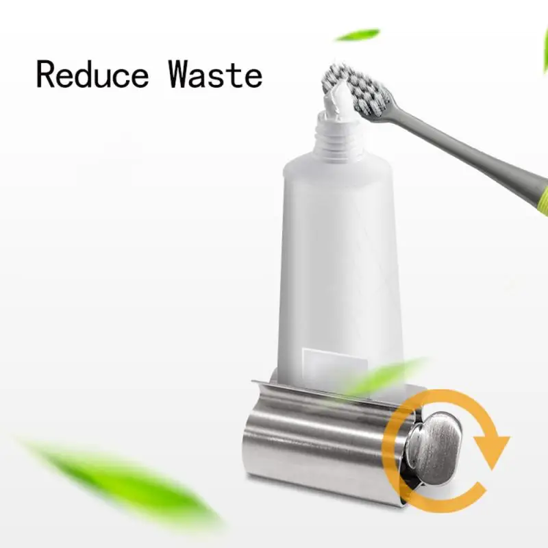 1PC Toothpaste Dispenser Stainless Steel Rolling Toothpaste Squeezer Tube Toothpaste Dispenser Toothbrush Holder Rack
1PC Toothpaste Dispenser Stainless Steel Rolling Toothpaste Squeezer Tube Toothpaste Dispenser Toothbrush Holder Rack