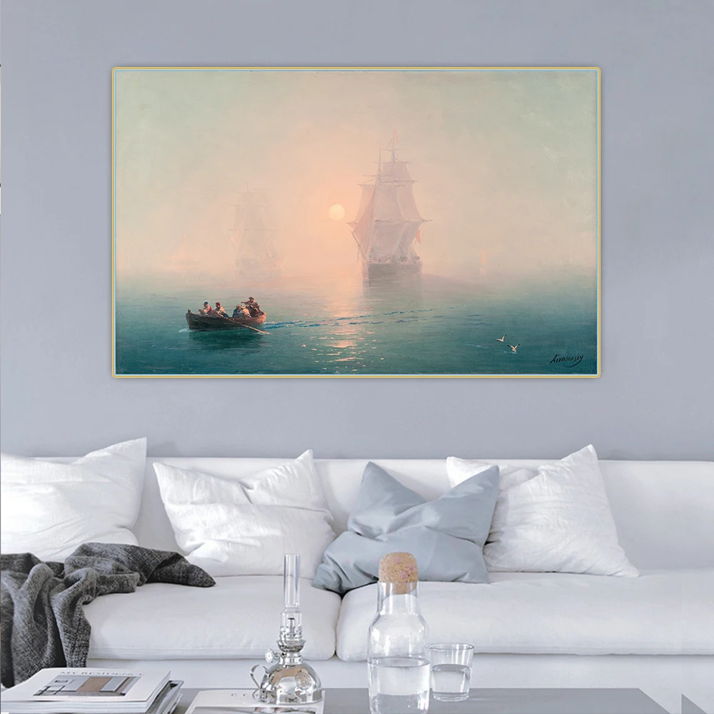 Картина Citon Иван Айвазовский 《Warship》 
Картина Citon Иван Айвазовский 《Warship》