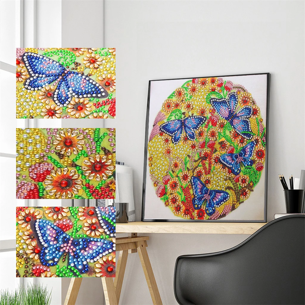 5D DIY Diamond Painting Animal Butterfly Flower Cross Stitch Kit Mosaic Shape Diamond Embroidery Home Decoration Painting Gift
5D DIY Diamond Painting Animal Butterfly Flower Cross Stitch Kit Mosaic Shape Diamond Embroidery Home Decoration Painting Gift