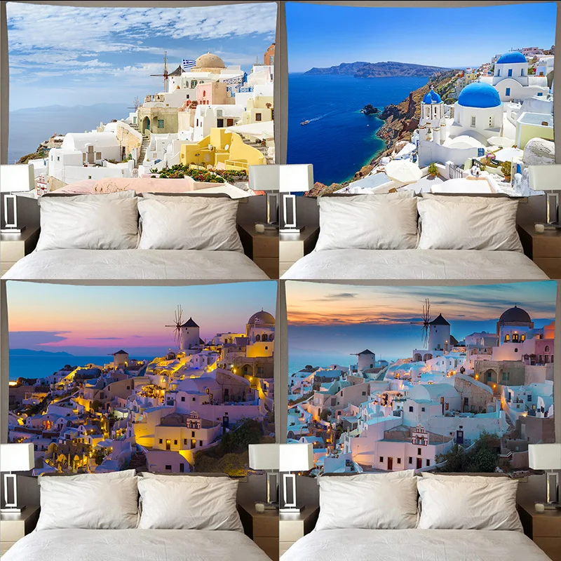 Aegean Sea Tapestry Wall Hanging Seaside Sunset Landscape Tapestries Yoga Beach Towel/Mat Bohemian Decor for Home bedroom
Aegean Sea Tapestry Wall Hanging Seaside Sunset Landscape Tapestries Yoga Beach Towel/Mat Bohemian Decor for Home bedroom