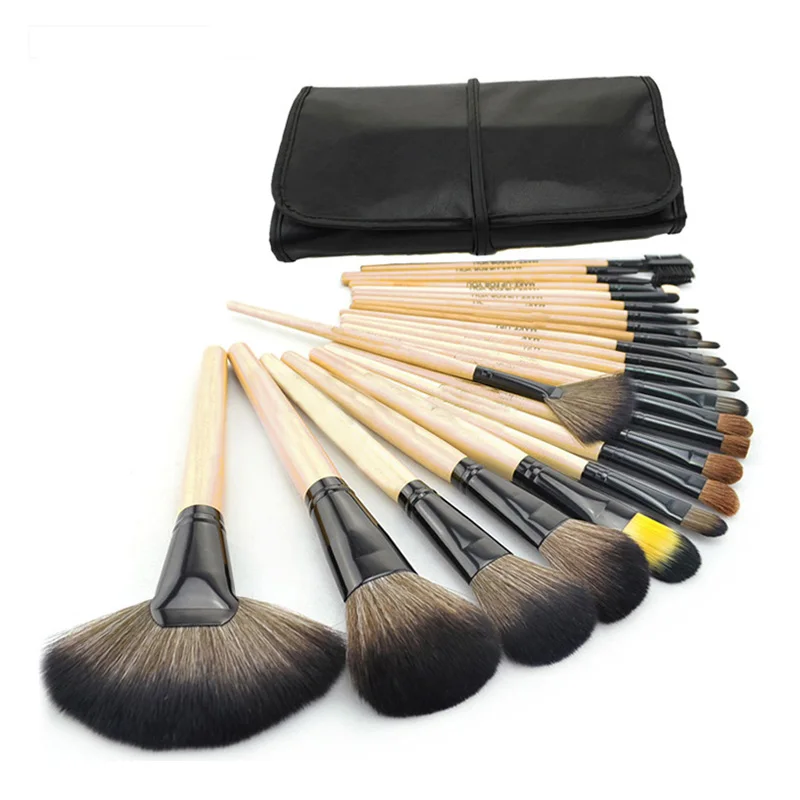 New 24Pcs Wood Makeup Brushes Kit Professional Cosmetic Make Up Set + Pouch Bag Case SCI88
New 24Pcs Wood Makeup Brushes Kit Professional Cosmetic Make Up Set + Pouch Bag Case SCI88