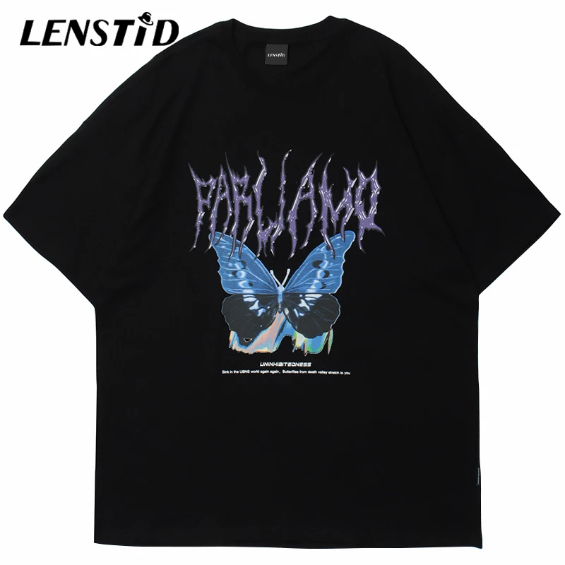Футболка LENSTID мужская оверсайз с коротким рукавом, повседневная хлопковая тенниска с принтом бабочки в стиле хип-хоп, уличная одежда в стиле...
Футболка LENSTID мужская оверсайз с коротким рукавом, повседневная хлопковая тенниска с принтом бабочки в стиле хип-хоп, уличная одежда в стиле...