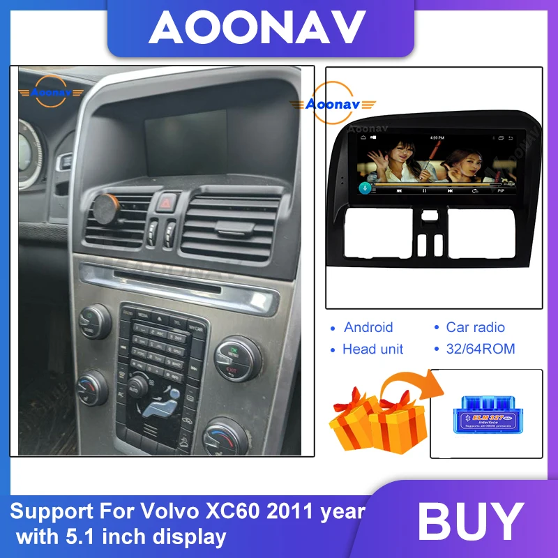 Car touch screen radio multimedia player For Volvo XC60 2011 with 5.1inch display car stereo GPS navigation DVD player head unit
Car touch screen radio multimedia player For Volvo XC60 2011 with 5.1inch display car stereo GPS navigation DVD player head unit