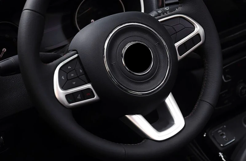 For Jeep Compass 2017-2021 Silver Steering Wheel Buttons Decoration Cover Trim Car Styling
For Jeep Compass 2017-2021 Silver Steering Wheel Buttons Decoration Cover Trim Car Styling