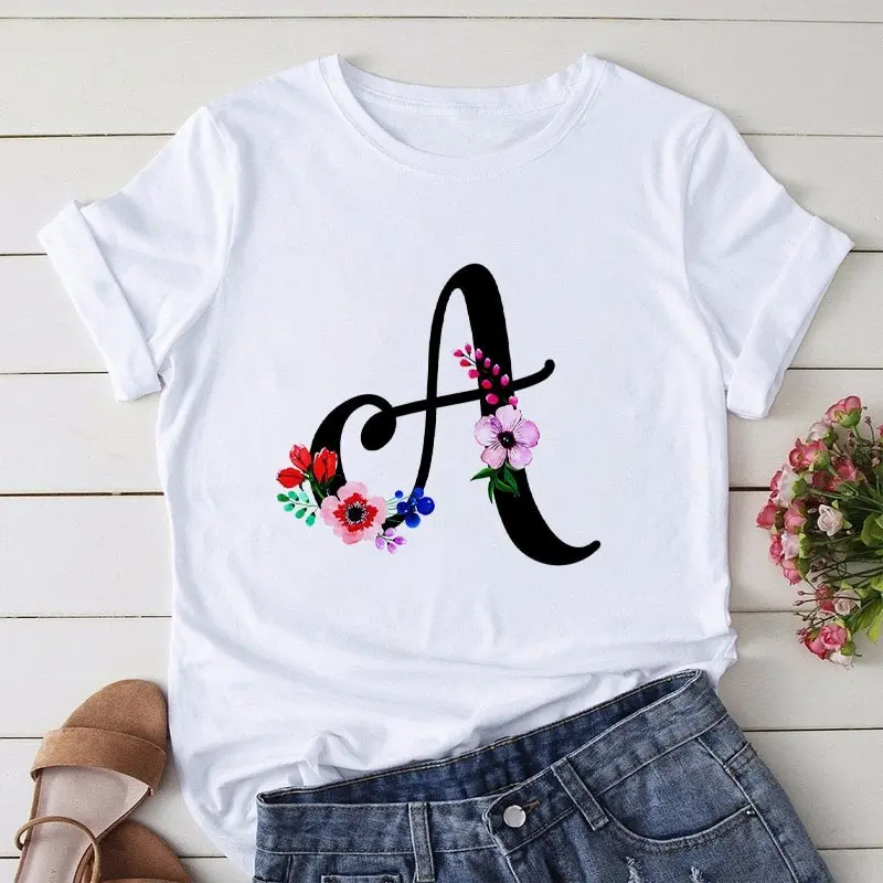 2021 Summer Letter Printed Women T-shirt Woman Harajuku Short-Sleeved O-Neck Tees Shirt Girl Summer Tee Top Femme Tshirt
2021 Summer Letter Printed Women T-shirt Woman Harajuku Short-Sleeved O-Neck Tees Shirt Girl Summer Tee Top Femme Tshirt
