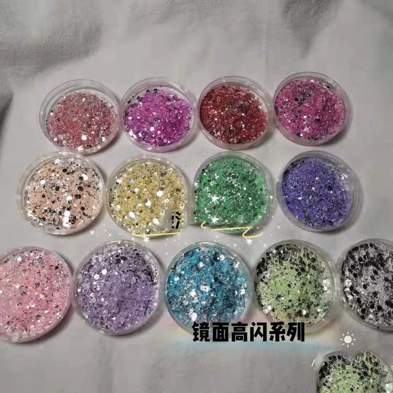 50G(by weight) Diamond Mirror Glitter for Nail Art 1 TSP, 50 grams Silver Glitter Rainbow Iridescent Ice shimmer Nail Glitter
50G(by weight) Diamond Mirror Glitter for Nail Art 1 TSP, 50 grams Silver Glitter Rainbow Iridescent Ice shimmer Nail Glitter