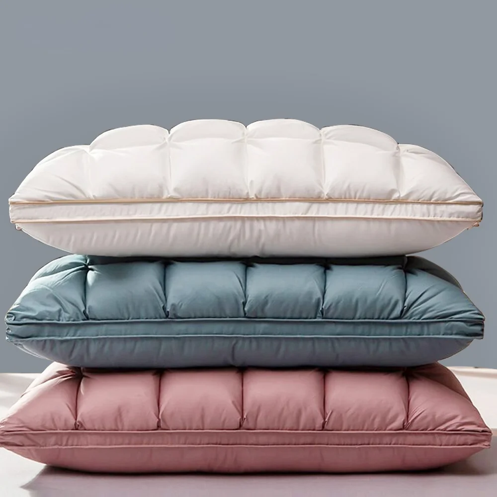 3D Bread Goose Down And Feather Bed Pillows For Sleeping 100% Cotton With Natural Filling King Queen Size Bedding Accessories
3D Bread Goose Down And Feather Bed Pillows For Sleeping 100% Cotton With Natural Filling King Queen Size Bedding Accessories
