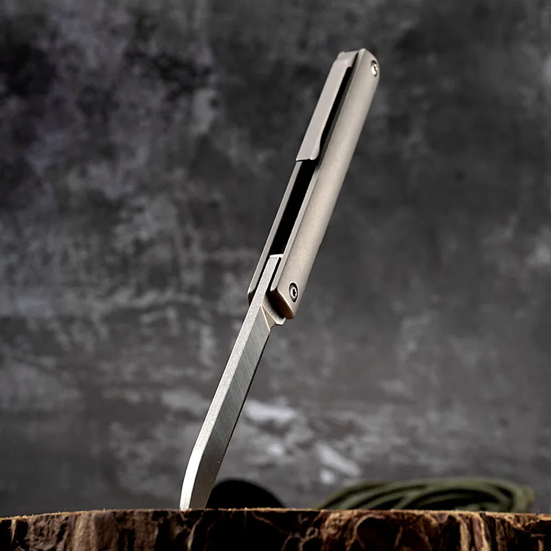 Titanium alloy S35VN blade pen knife outdoor creative personality mini pocket folding knife
Titanium alloy S35VN blade pen knife outdoor creative personality mini pocket folding knife