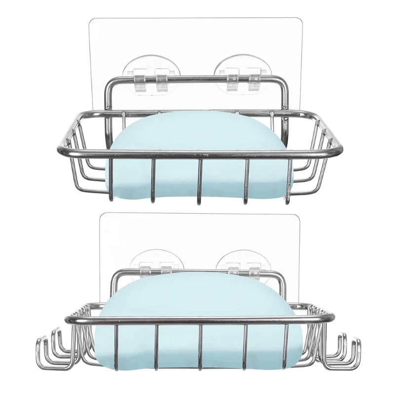 K1KA Wall-mounted Storage Shelf Stainless Steel Soap Holder Durable Soap Saver Strong Rustproof Sponge Holder Easy to Clean
K1KA Wall-mounted Storage Shelf Stainless Steel Soap Holder Durable Soap Saver Strong Rustproof Sponge Holder Easy to Clean