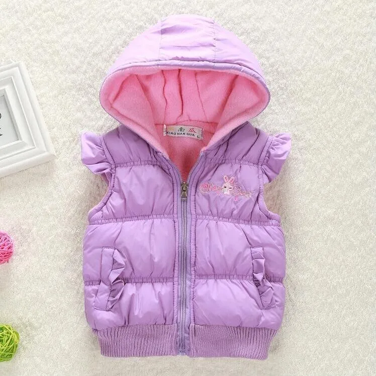 Куртка для маленьких девочек осенне-зимняя куртка зимнее пальто с Минни детская