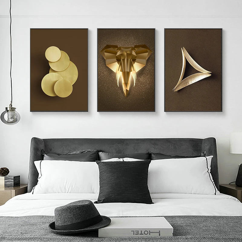 Abstract Geometric Animals Golden Head Picture Print Modern Canvas Painting Home Decor Wall Art Posters for Living Room Bedroom
Abstract Geometric Animals Golden Head Picture Print Modern Canvas Painting Home Decor Wall Art Posters for Living Room Bedroom