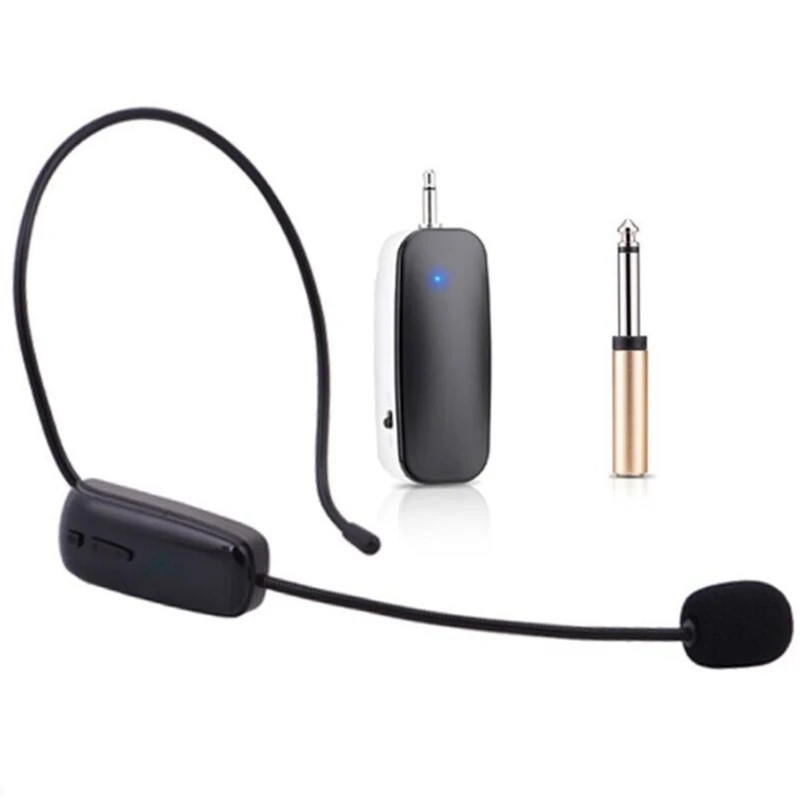 New 2 in 1 Handheld UHF Wireless Microphone Professional Head-Wear Mic Volume Amplifier for Speech Teaching
New 2 in 1 Handheld UHF Wireless Microphone Professional Head-Wear Mic Volume Amplifier for Speech Teaching