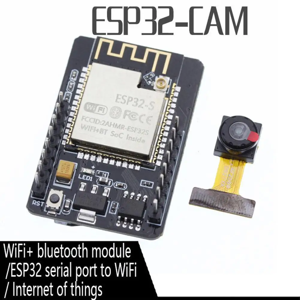 240 МГц 600 DMIPS ESP32-CAM модульный ультра-маленький 802.11b/g/n Wi-Fi + BT/BLE модуль SoC
240 МГц 600 DMIPS ESP32-CAM модульный ультра-маленький 802.11b/g/n Wi-Fi + BT/BLE модуль SoC