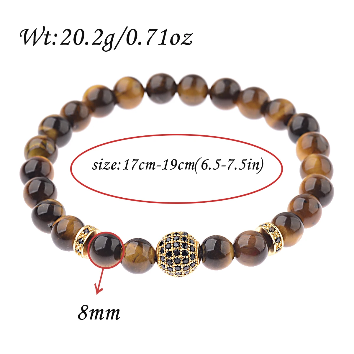 Bracelet Couples Distance Natural Tiger Eye Beaded Yoga Bracelets for Men Women Geometric Micro-Inlaid Zircon Elastic Jewelry
Bracelet Couples Distance Natural Tiger Eye Beaded Yoga Bracelets for Men Women Geometric Micro-Inlaid Zircon Elastic Jewelry