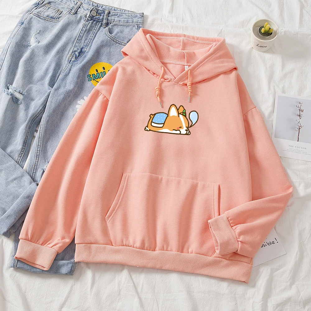 Cute Hoodies Cartoon Corgi Sleeping Funny Graphic Women Oversized Women Sweatshirt Harajuku Hoodie Woman Sweatshirt Pullovers
Cute Hoodies Cartoon Corgi Sleeping Funny Graphic Women Oversized Women Sweatshirt Harajuku Hoodie Woman Sweatshirt Pullovers