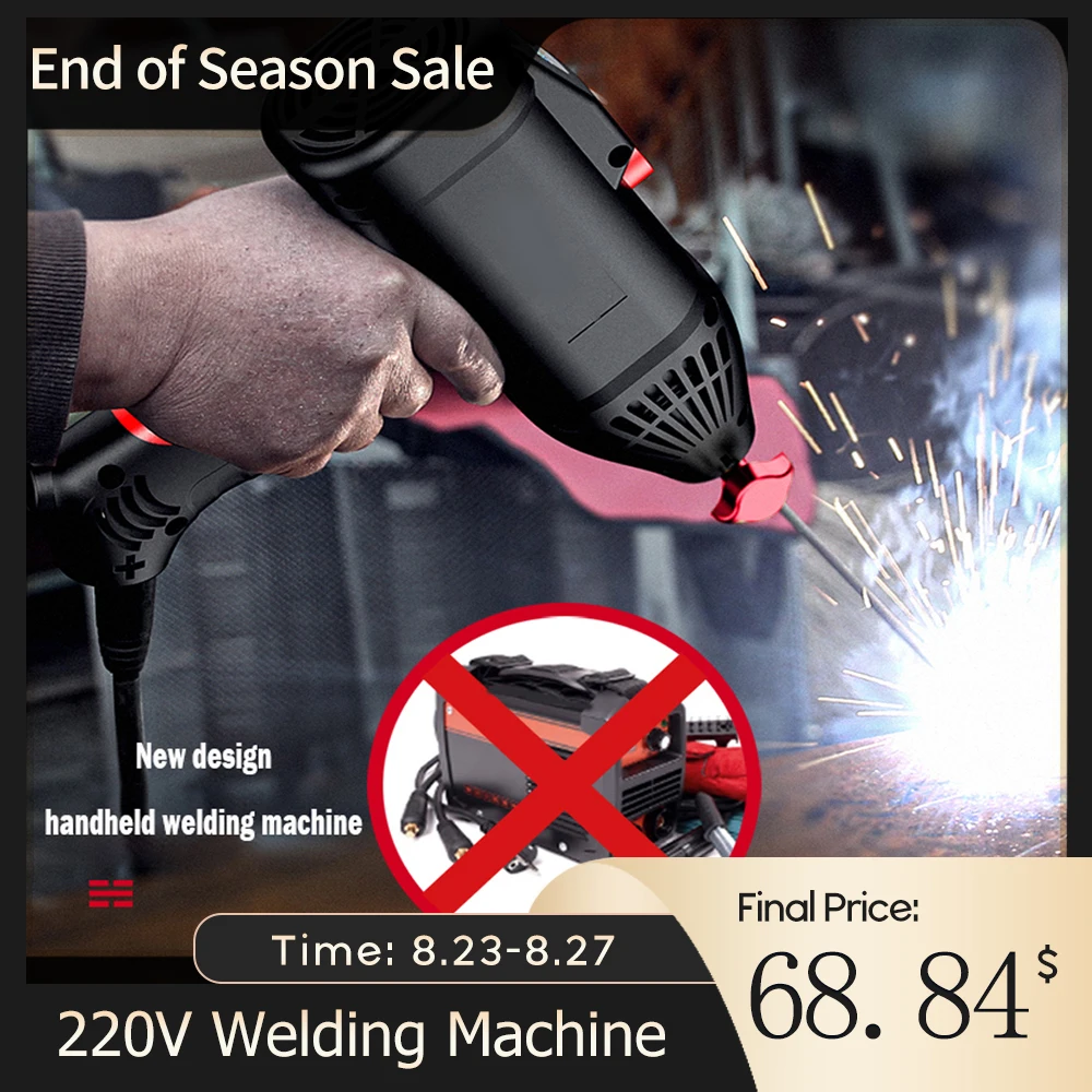 220 V 3000W Handheld Electric Welding Machine Home Automatic Digital Intelligent Welding Machine Current Thrust Adjustment Knob
220 V 3000W Handheld Electric Welding Machine Home Automatic Digital Intelligent Welding Machine Current Thrust Adjustment Knob