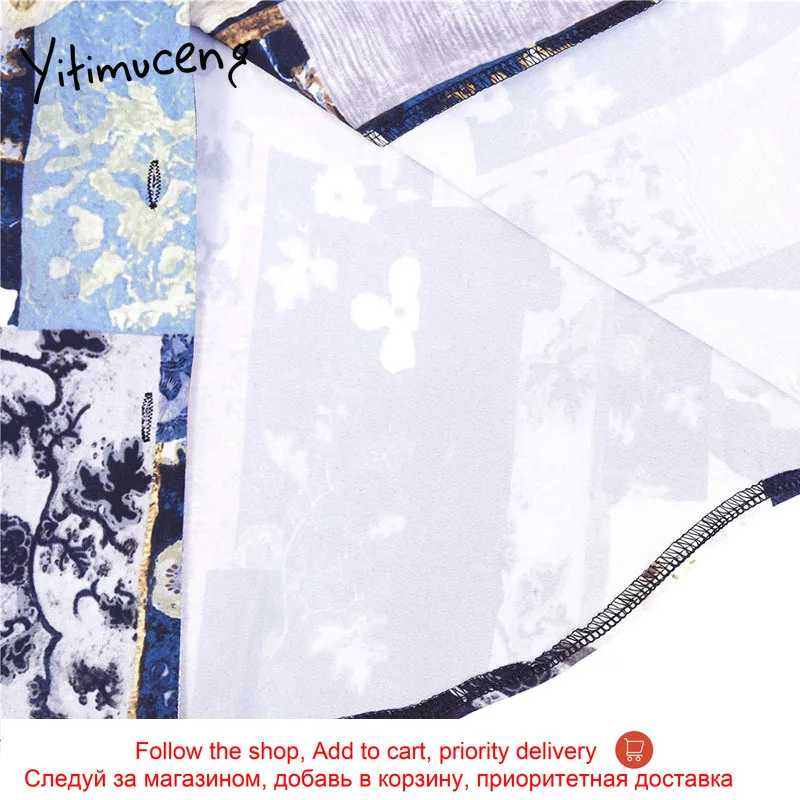 Yitimuceng Vintage Print Blouse Women Button Shirt Loose New Spring 2021 Fashion Notched Long Sleeve Single Breasted Casual Tops
Yitimuceng Vintage Print Blouse Women Button Shirt Loose New Spring 2021 Fashion Notched Long Sleeve Single Breasted Casual Tops