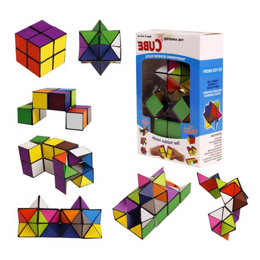 2-in-1 Magic Star Cube 3D ABS High Temperature Resistant & Waterproof Material Relieve Anxiety Fidget Toy Best Gift For Kid Adut
2-in-1 Magic Star Cube 3D ABS High Temperature Resistant & Waterproof Material Relieve Anxiety Fidget Toy Best Gift For Kid Adut