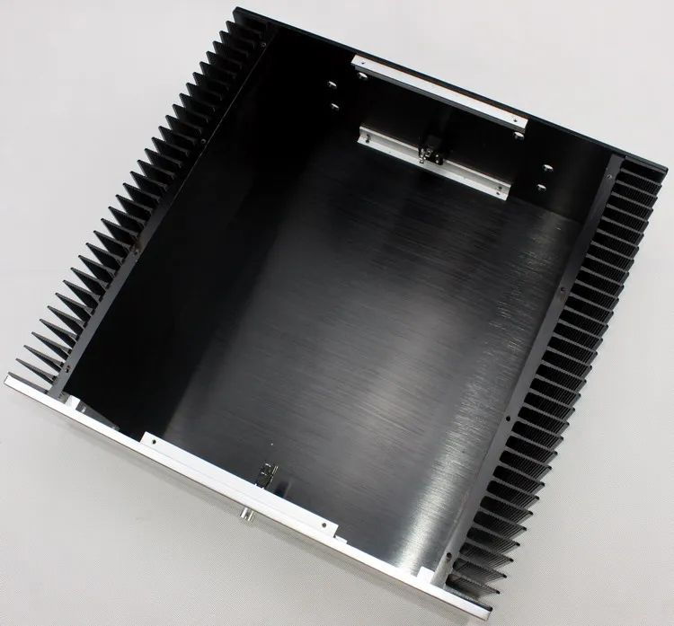 D412 W430 H150 Pure Rear Class A Chassis Power Amplifier Case DIY Aluminum Shell Anodized Heat Sink PSU Preamp DAC Enclosure Box
D412 W430 H150 Pure Rear Class A Chassis Power Amplifier Case DIY Aluminum Shell Anodized Heat Sink PSU Preamp DAC Enclosure Box