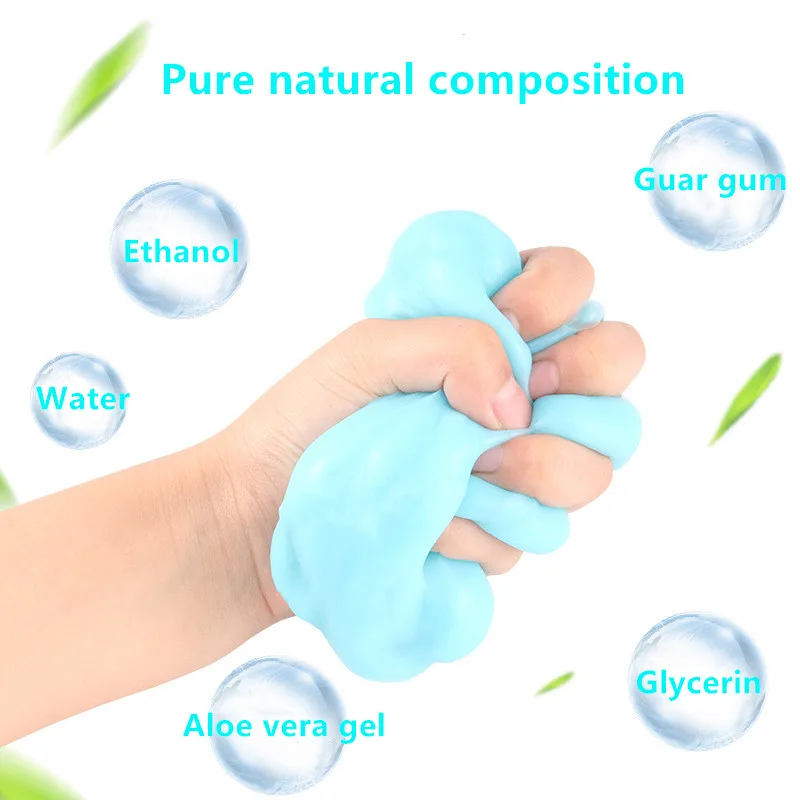 70g Car Cleaning Pad Adhesive Powder Cleaner Dedusting Gel Home Computer Keyboard Cleaning Tool Dedusting Cleaning Soft Glue 
70g Car Cleaning Pad Adhesive Powder Cleaner Dedusting Gel Home Computer Keyboard Cleaning Tool Dedusting Cleaning Soft Glue