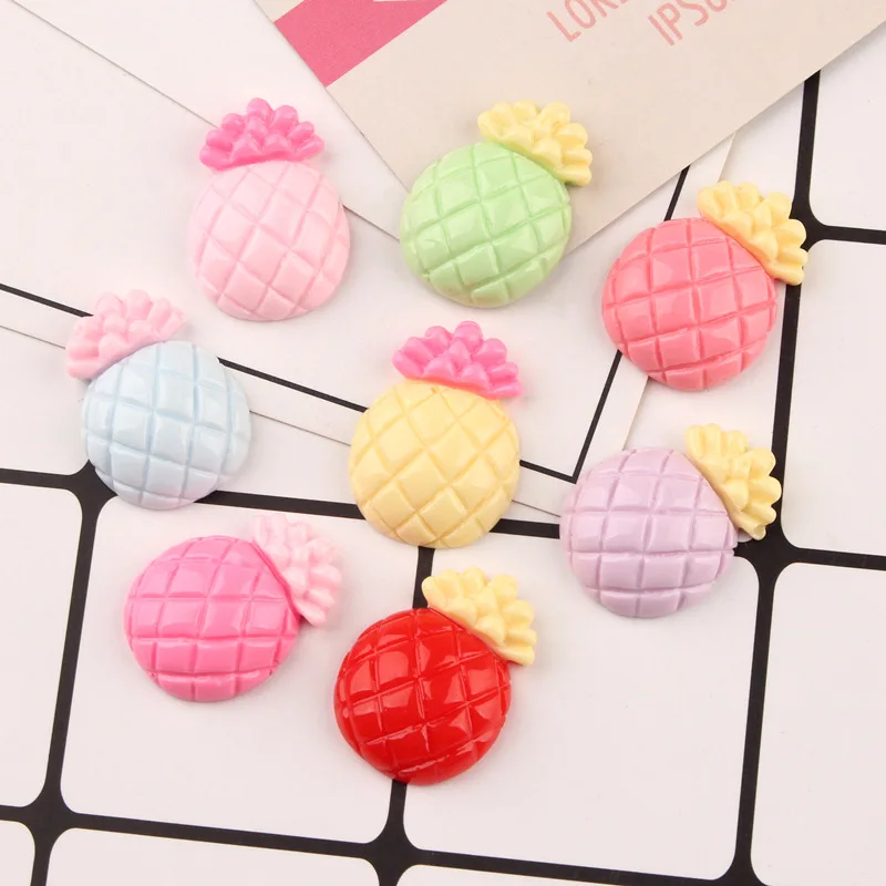 8pcs 17*23mm Cute Flatback Resin Fruit Pineapple Charms for DIY Decoration Phone Earring Hair Accessories Jewelry Making
8pcs 17*23mm Cute Flatback Resin Fruit Pineapple Charms for DIY Decoration Phone Earring Hair Accessories Jewelry Making
