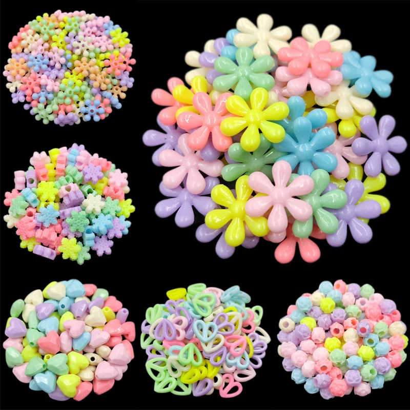 10-40Pcs Heart Flower Colorful Loose Beads DIY Crafts For Jewelry Making Pendant Necklace Bracelet Wholesale Sewing Beads
10-40Pcs Heart Flower Colorful Loose Beads DIY Crafts For Jewelry Making Pendant Necklace Bracelet Wholesale Sewing Beads