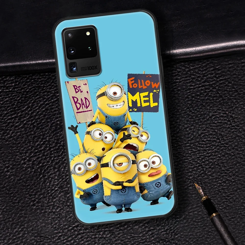 Cute Cartoon Minione Phone Case Cover Hull For Samsung Galaxy S 6 7 8 9 10 e 20 Edge Note 8 9 10 Plus black Shell Silicone Etui
Cute Cartoon Minione Phone Case Cover Hull For Samsung Galaxy S 6 7 8 9 10 e 20 Edge Note 8 9 10 Plus black Shell Silicone Etui