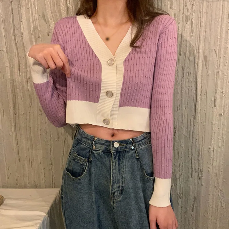 Women Knitted Cardigan V-Neck Sweater Jacket Casual Long Sleeve Tops Sweater Coat Autumn
Women Knitted Cardigan V-Neck Sweater Jacket Casual Long Sleeve Tops Sweater Coat Autumn