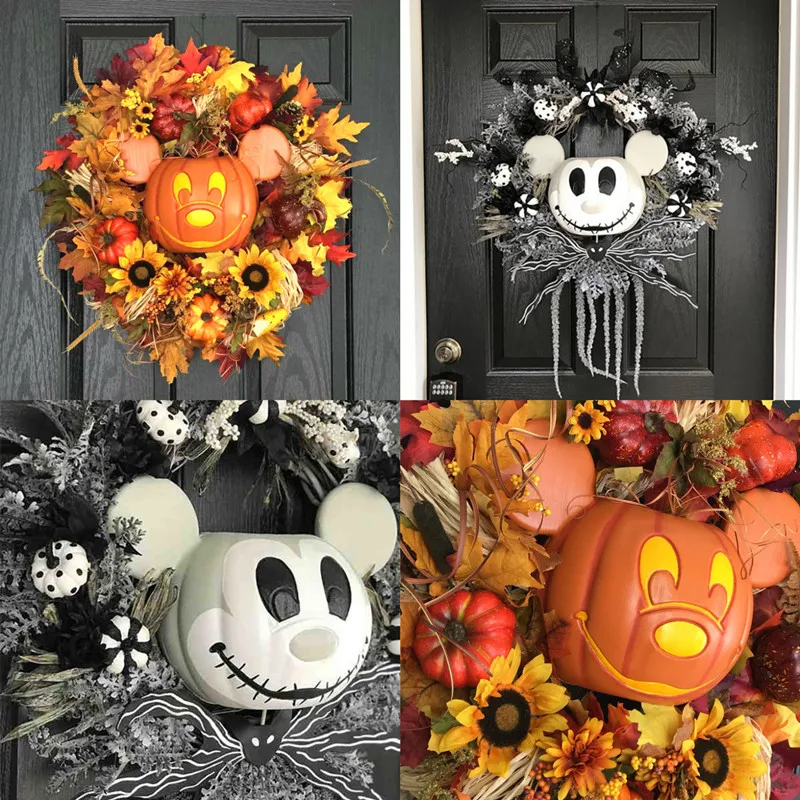Maple Leaf Wreath Christmas Pumpkin Mouse Wreath Rattan Artificial Front Halloween Door Hanging Decor Thanksgiving New Year Gift
Maple Leaf Wreath Christmas Pumpkin Mouse Wreath Rattan Artificial Front Halloween Door Hanging Decor Thanksgiving New Year Gift