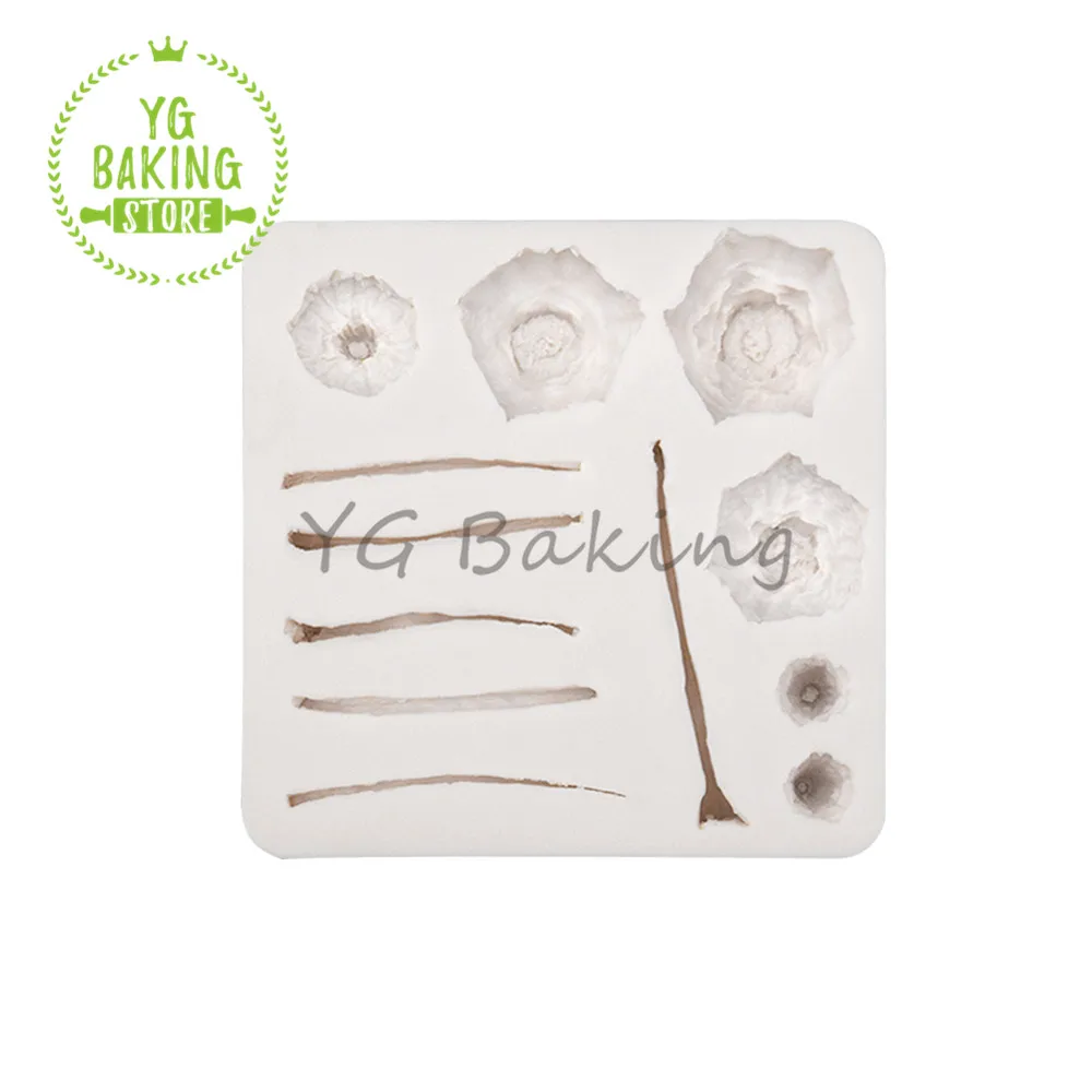 Dorica Chili & Flower Silicone Cake Mold Chocolate Mousse Soap Mould Fondant Cake Decorating Baking Tool Kitchen Accessories
Dorica Chili & Flower Silicone Cake Mold Chocolate Mousse Soap Mould Fondant Cake Decorating Baking Tool Kitchen Accessories