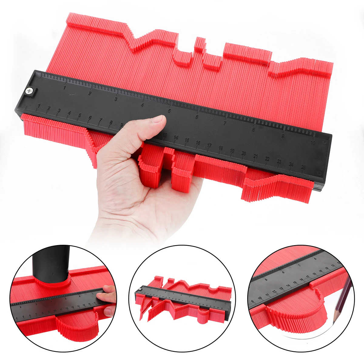 Contour Gauge Plastic Profile Copy Contour Gauges Standard Wood Marking Tool Tiling Laminate Tiles Tools Profile Measuring Tools
Contour Gauge Plastic Profile Copy Contour Gauges Standard Wood Marking Tool Tiling Laminate Tiles Tools Profile Measuring Tools
