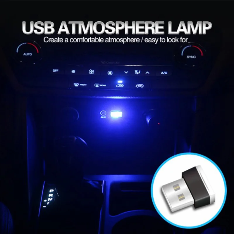 Автомобильный светодиодный светильник USB атмосферный свет для Alfa Romeo 159 Giulietta 147 Mito