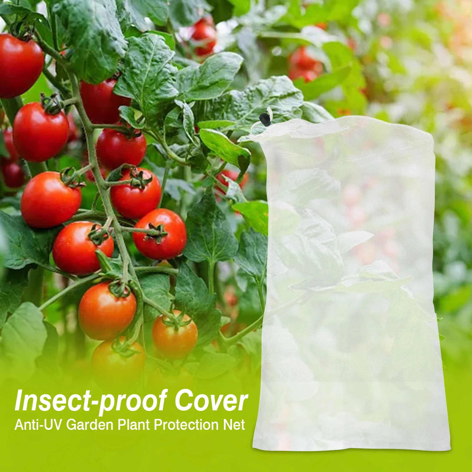 NEW Garden Plant Protection Net Vegetable Grapes Apple Fruit Protection Bag Agricultural Pest Control Anti-Bird Mesh Grape Net
NEW Garden Plant Protection Net Vegetable Grapes Apple Fruit Protection Bag Agricultural Pest Control Anti-Bird Mesh Grape Net