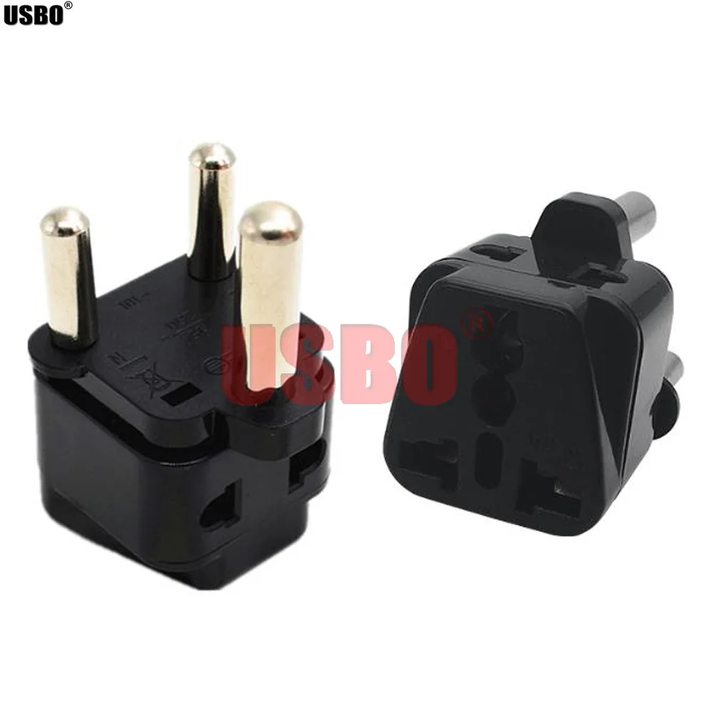 Black 16A 250V 2-into-1 Large South Africa electric plug India Sri Lanka Ghana Cape Town travel adaptor plug socket converter
Black 16A 250V 2-into-1 Large South Africa electric plug India Sri Lanka Ghana Cape Town travel adaptor plug socket converter