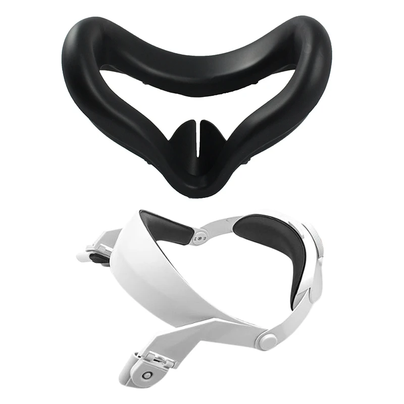 1 Pcs Adjustable Halo Head Strap & 1 Pcs Anti Sweat Soft Silicone Eye Cover Eye Pad Black
1 Pcs Adjustable Halo Head Strap & 1 Pcs Anti Sweat Soft Silicone Eye Cover Eye Pad Black