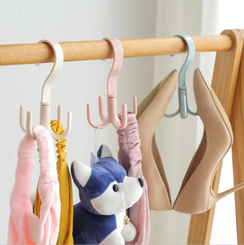 New Cheap Hot Sale Multifunctional Household Rotating Four-claw Hook Wardrobe Bag Nail-free Plastic Tie Hook Storage Hanging
New Cheap Hot Sale Multifunctional Household Rotating Four-claw Hook Wardrobe Bag Nail-free Plastic Tie Hook Storage Hanging
