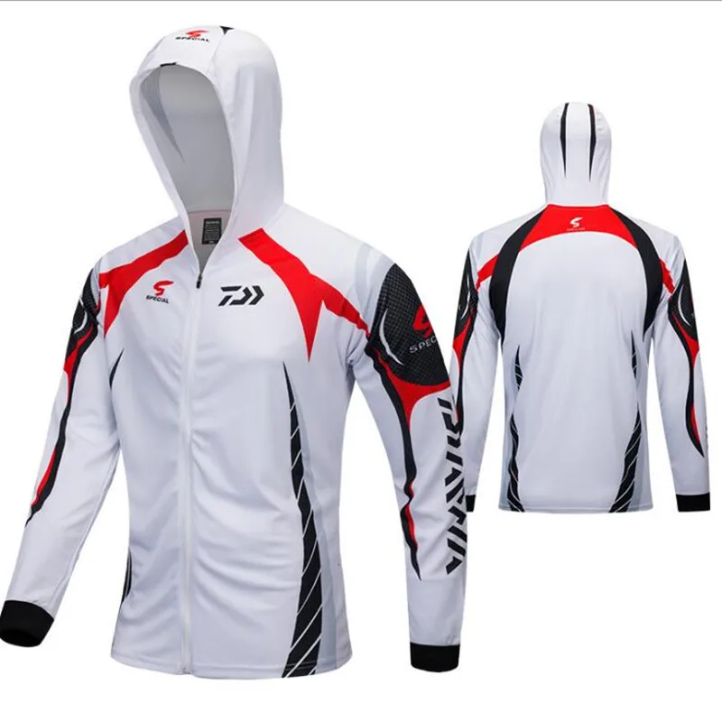 Daiwa Clothes Fishing Shirt Jacket Ice Silk Quick Dry Sports Clothing Sun Protection Face Neck Anti-uv Breathable Fishing Hooded
Daiwa Clothes Fishing Shirt Jacket Ice Silk Quick Dry Sports Clothing Sun Protection Face Neck Anti-uv Breathable Fishing Hooded