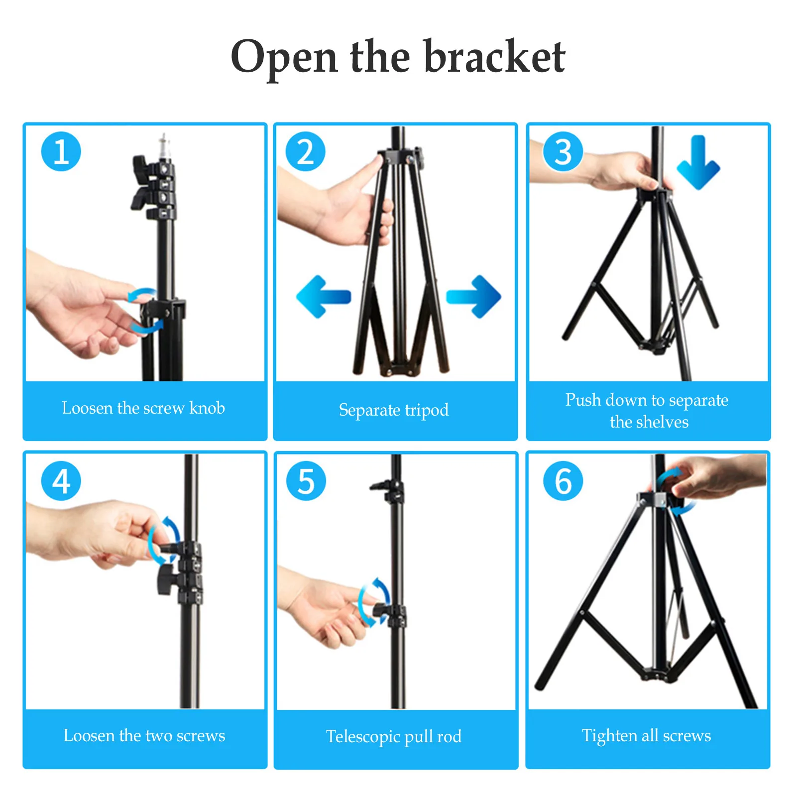 Outdoor Light Stand Lightweight Tripod Bracket Convenient Lamp Support Holder Tripod For Photos Picnics Camping Hiking
Outdoor Light Stand Lightweight Tripod Bracket Convenient Lamp Support Holder Tripod For Photos Picnics Camping Hiking